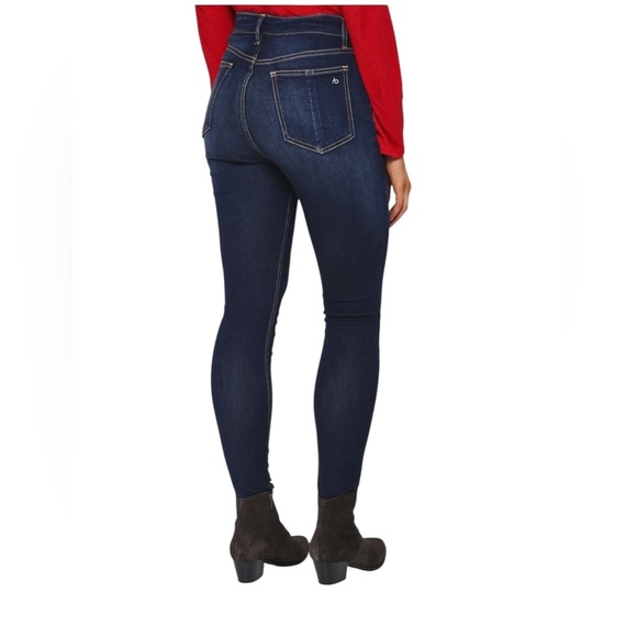 Rag & Bone High-Rise Ankle Skinny Jeans - Picture 4 of 9